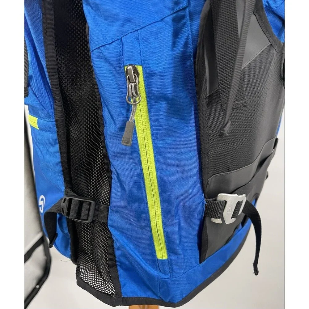THE NORTH FACE POWDER GUIDE VEST Size Large Bomber Blue Black Summit Series RARE